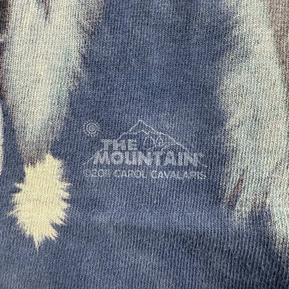 Wolf Dreamcatcher T-Shirt Men's 2XL Blue Tie‎ Dye Native American Style Graphic